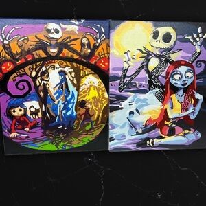 10x 12  A set of Original "Nightmare Before Christmas" Paintings by a Friend